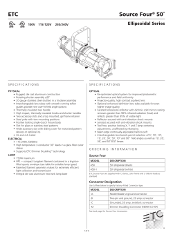 Source Four&reg; 50˚ ETC - Texas Scenic Company