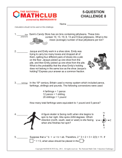 5-question challenge 8