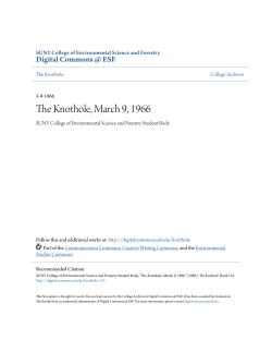 The Knothole, March 9, 1966