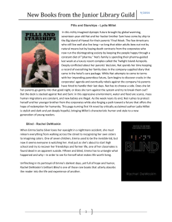 New Books from the Junior Library Guild