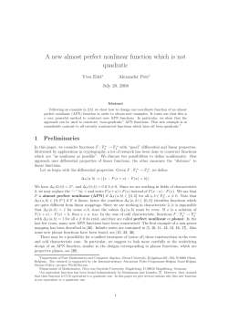A new almost perfect nonlinear function which is not quadratic