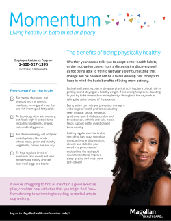 The benefits of being physically healthy Living healthy in both mind