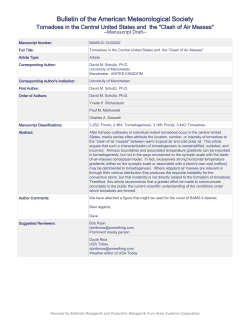 Bulletin of the American Meteorological Society