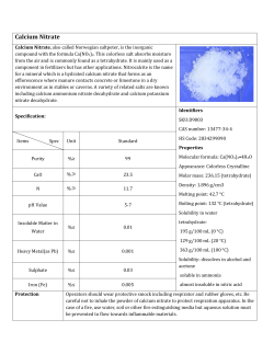 Calcium Nitrate