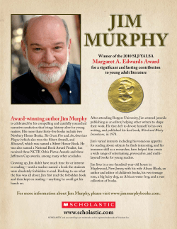 Jim Murphy - Scholastic