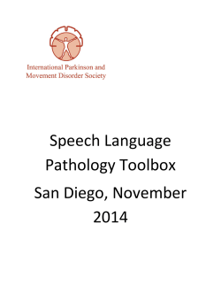 Speech Language Pathologists Toolkit