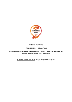 proc t408 appointment of a service provider to