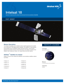 Intelsat 18 - Orbital ATK