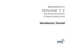 FEFLOW 7.1 - MIKE Powered by DHI