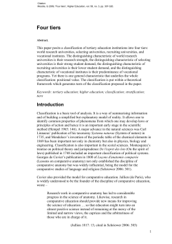 Four tiers - RMIT Research Repository