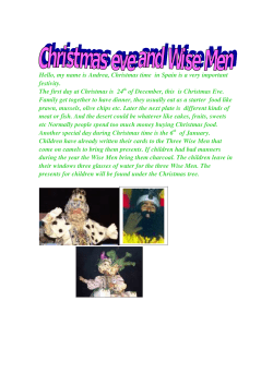 Me llamo Andrea, la navidad en Espa&ntilde;a es muy