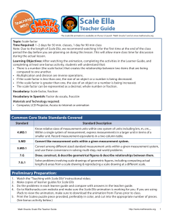 Scale Ella - Math Snacks