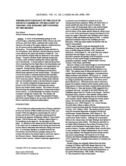 prebreakup geology of the gulf