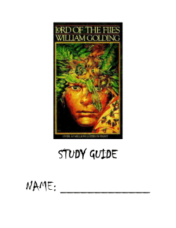 Lord of the Flies: Reading Check Questions