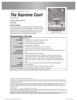 The Supreme Court - Houghton Mifflin Harcourt