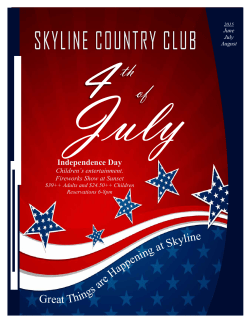 Great Things are Happening at Skyline