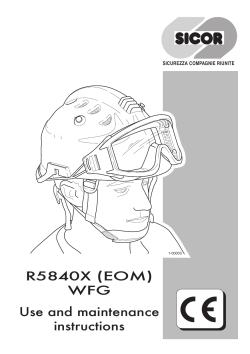 R5840X (EOM) WFG Use and maintenance instructions - Sicor