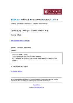 - BIROn - Birkbeck Institutional Research Online