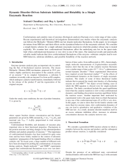 Dynamic Disorder-Driven Substrate Inhibition and Bistability in a