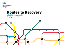 Routes to recovery via the community: mapping user manual