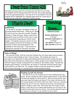 Finishing Up with the Puritans