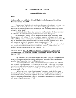 Story Bibliography and Notes