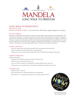 long walk to democracy