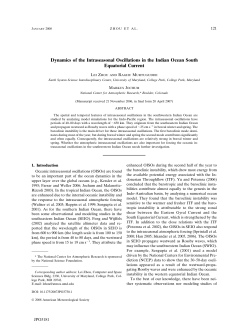 Dynamics of the Intraseasonal Oscillations in the Indian Ocean