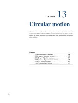 Circular motion