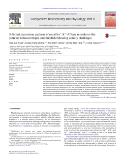 Different expression patterns of renal Na+/K+-ATPase &alpha;-isoform