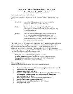 CAS Guide 2015 - North Star Charter School