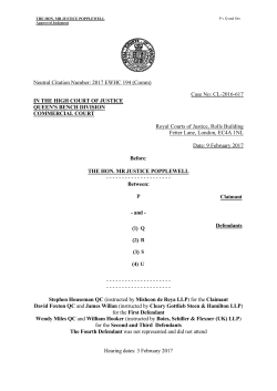 P v Q and ors [2017] EWHC 194 (Comm)