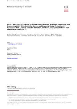 EFSA Panel on Food Contact Materials, Enzymes