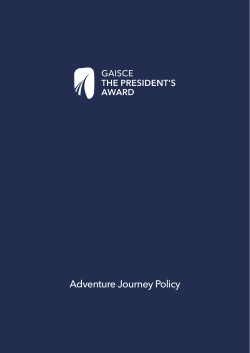 Adventure Journey Policy