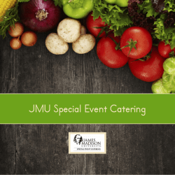 Catering Menu Guide 2016-2017