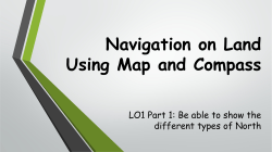 Navigation on Land Using Map and Compass