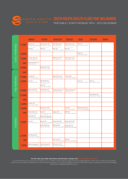 A4_SPHC Timetable_Christmas 2016_Port Melbourne_1 to 4 (no