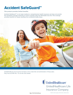 Accident SafeGuardSM