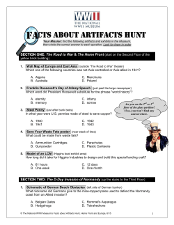 scavenger hunt - The National WWII Museum