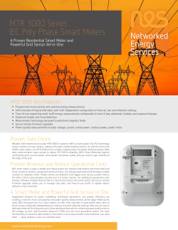 MTR 3000 Series IEC Poly Phase Smart Meters