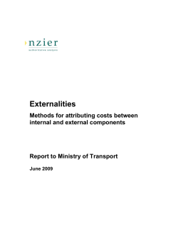 Methods for attributing costs between internal and external
