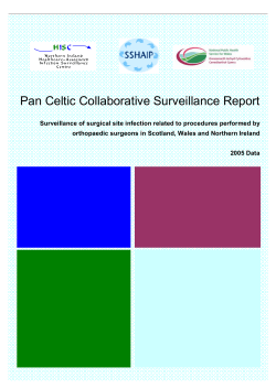 Pan Celtic Collaborative Surveillance Report