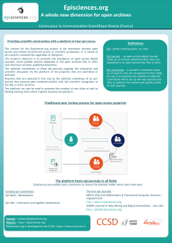 Centre pour la Communication Scientifique Directe