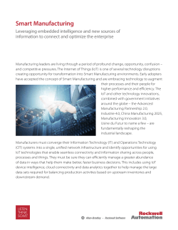 Smart Manufacturing - Rockwell Automation