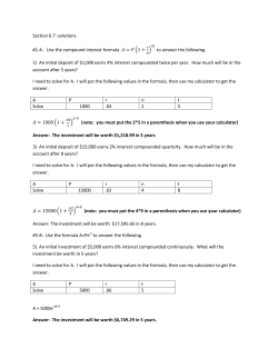 section 6.7 solutions