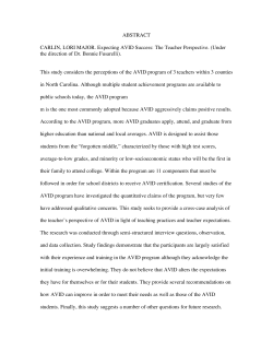 The Teacher Perspective. (Under the direction of