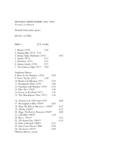 DONALD ASHWANDER - New World Records