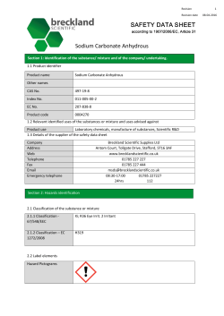 Sodium Carbonate Anhydrous