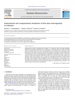 Experimental and computational simulation of beta-dose