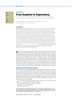 From Baghdad to Regensburg - Universit&auml;tsklinikum Regensburg